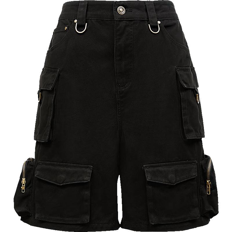 ONLY Women s Retro Workwear Straight Leg Shorts XS