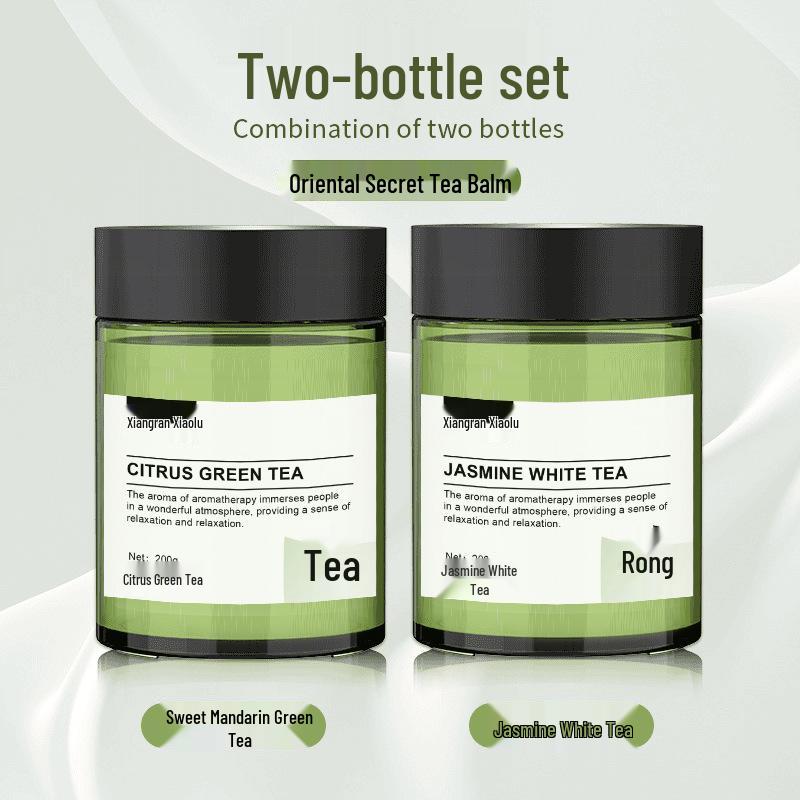 2025 Long-Lasting Tea Scent Car Air Freshener: Advanced Solid Balm for Car Interior Fragrance