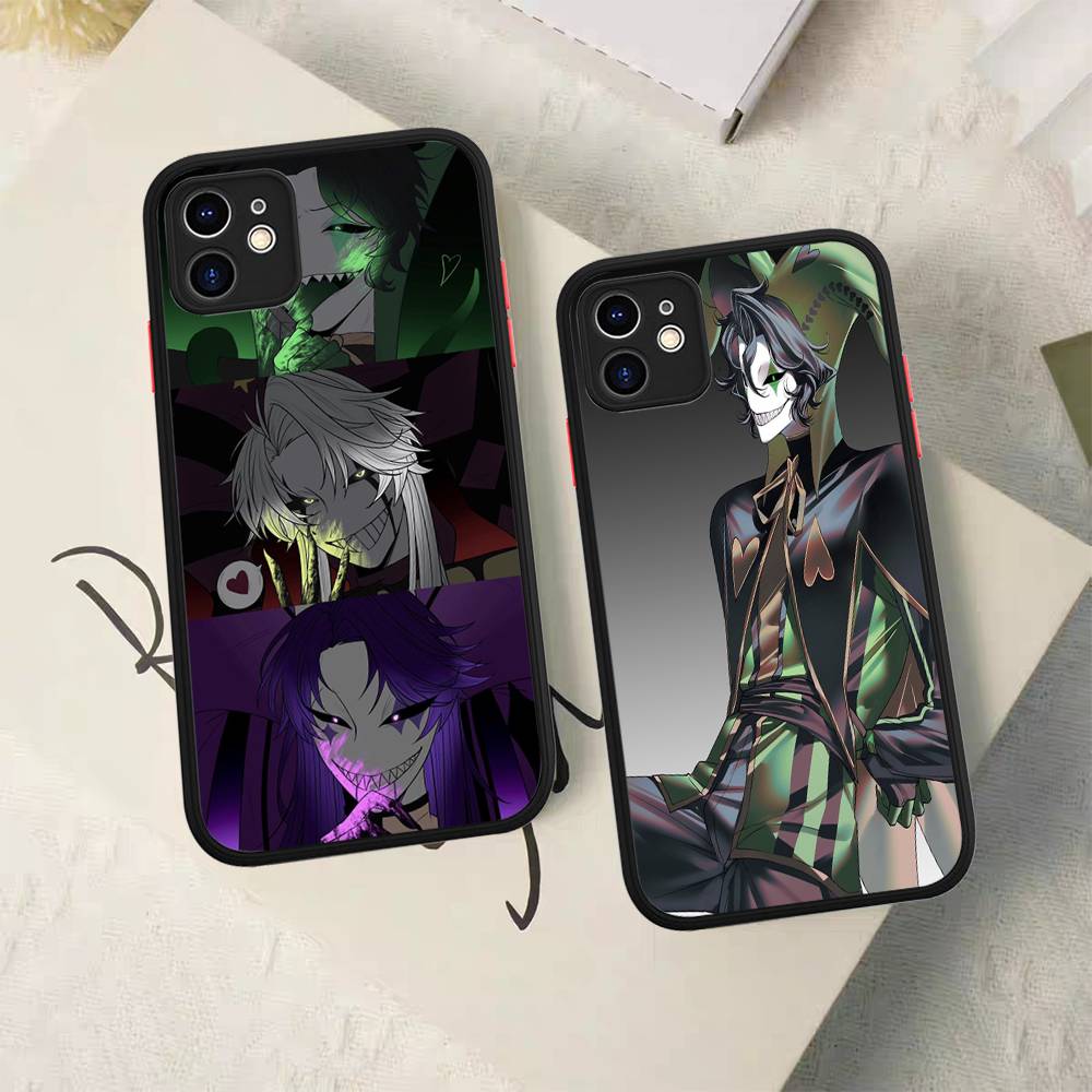 Anime Der Freak Zirkus Pierrot Matt Transparent Handyhülle Für iPhone Hülle 16 15 14 13 12 11 Pro Max X XS Max Plus