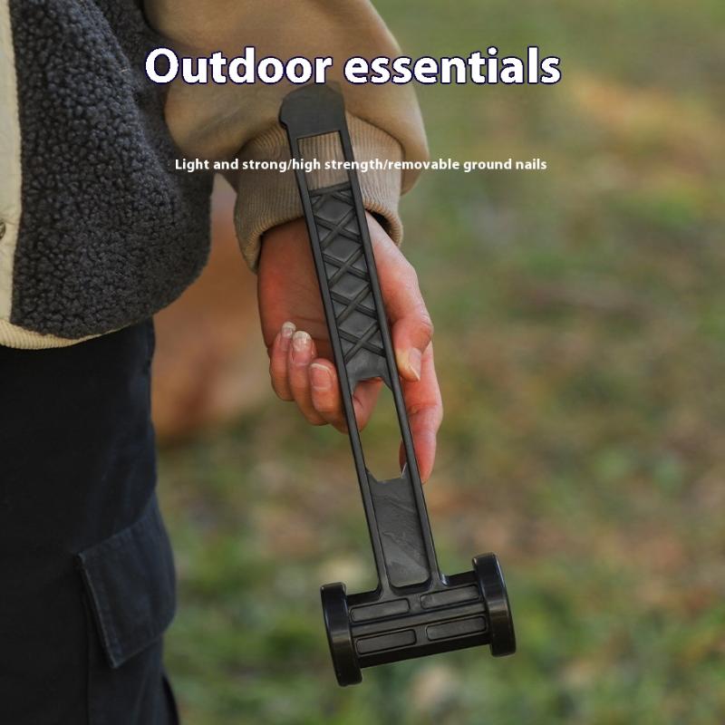 1 Stück Outdoor Ultra-Leicht Tragbarer Bodenhammer Kunststoff Pe Hammer Camping Markise Zelt Hammer Camping Werkzeug Mit Vielfältigen Anwendungen