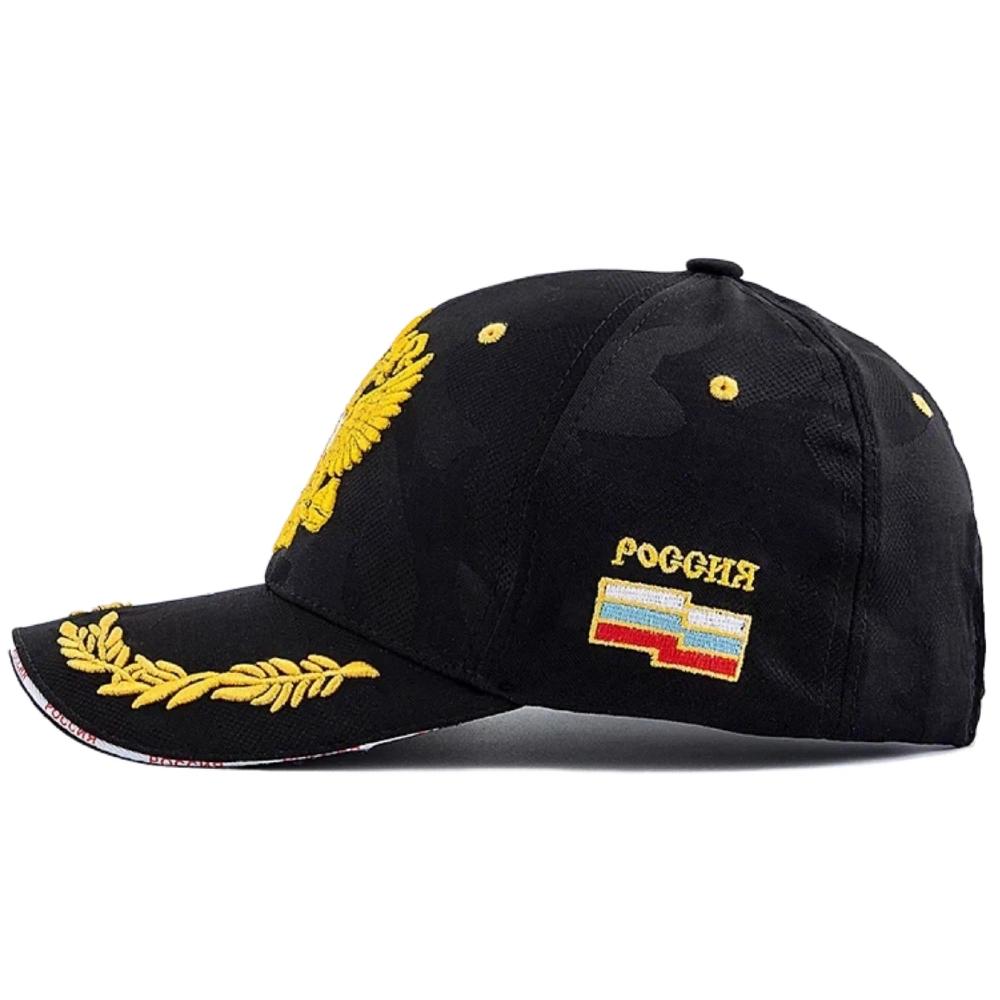 Unisex Caps Russian Double-Headed Eagle Flag Emblem Embroidery Baseball Cap For Men Women Casual Outdoor Sports Hat Cap