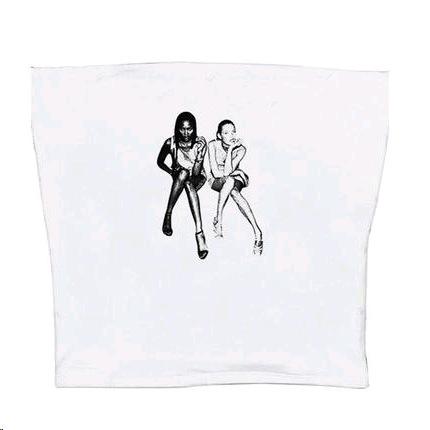 Wholesale Short Portrait Sleeve Printed Top Outcropping Short Ladies Sexy, Streetwear YK