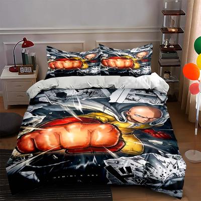 Heroic Comic Illustration. Bedding Duvet Cover Sets Duvet Covers Pillowcases Gifts (1 * Duvet Cover 2 * Pillowcases, Without Duvet Insert)