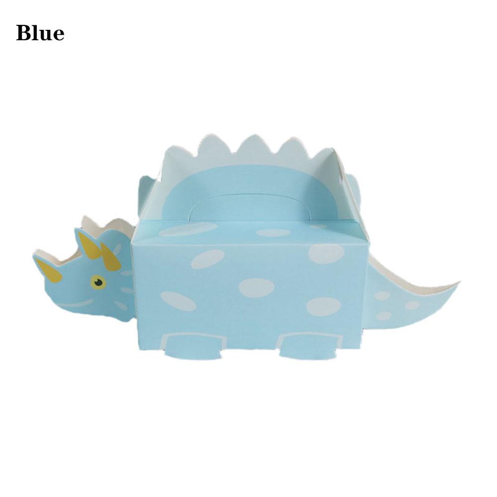 10pcs Cute Baby Shower Paper Box Candy Holder Packaging Dinosaur Cookie Box Gift Boxes