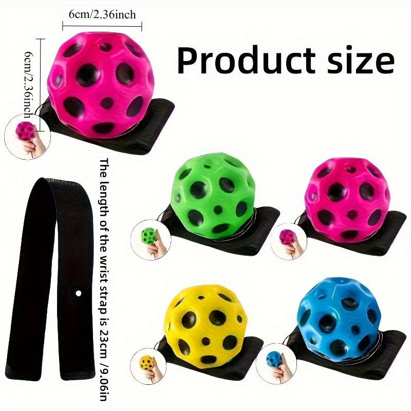 6-piece Mini Wrist Grip Ball Strap Elastic Wristband - Durable TPU Fitness Ball, Suitable for Strength Training and Outdoor Sports