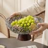 Decorative Fruit Bowl for Kitchen Countertop, with Removable Base, Multifunctional Snack