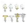 10Pcs Manicure Decorations Creative Shape Non-Fading Durable Excellent 3D Rhinestones Pendant Style Nail Art Jewelry Accessories
