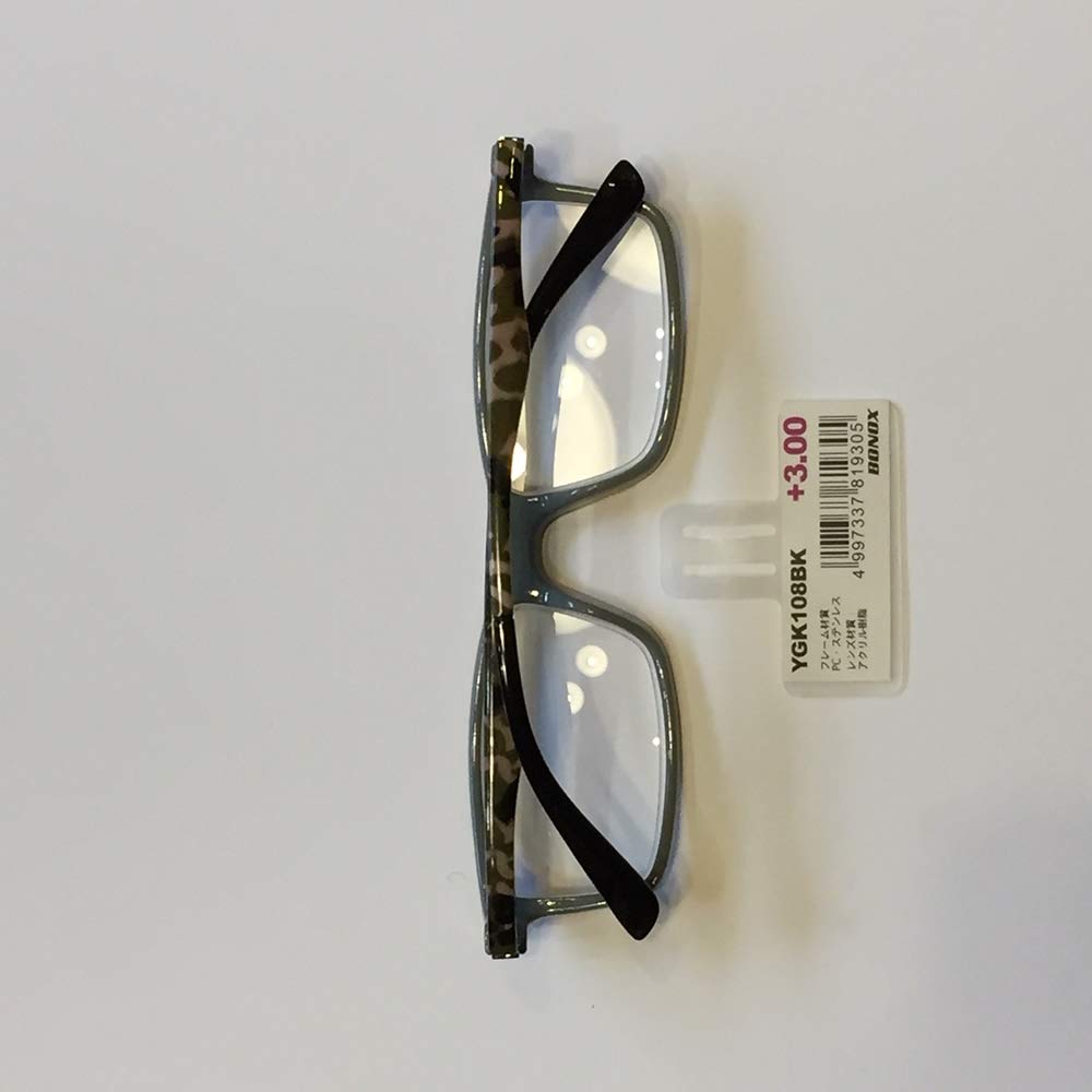 Dulton Bonox Series Reading Type READING GLASSES BK Glasses, Black, 1, YGK108BK/1