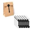 10 Sheets Long Style Self-adhesive Sticker Cake Packaging Sealing Label Package Box Decoration DIY Tamper-Proof Stickers