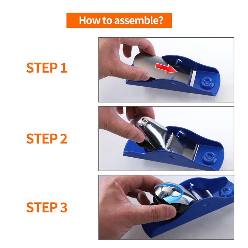 Mini Hand Planer Wood Working Tool Manual Wood Planer Detachable Pocket Wood Plane DIY Crafting For Smoothing Trimming