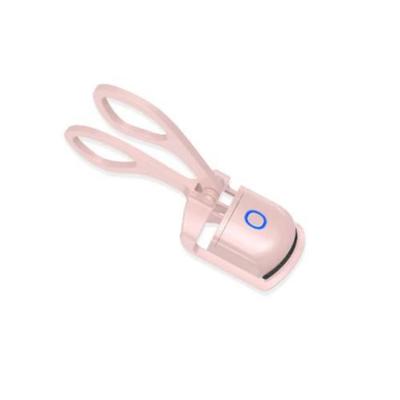 Curvador de cílios elétrico aquecido de silicone flexível, cílios naturais de longa duração por 24 horas,