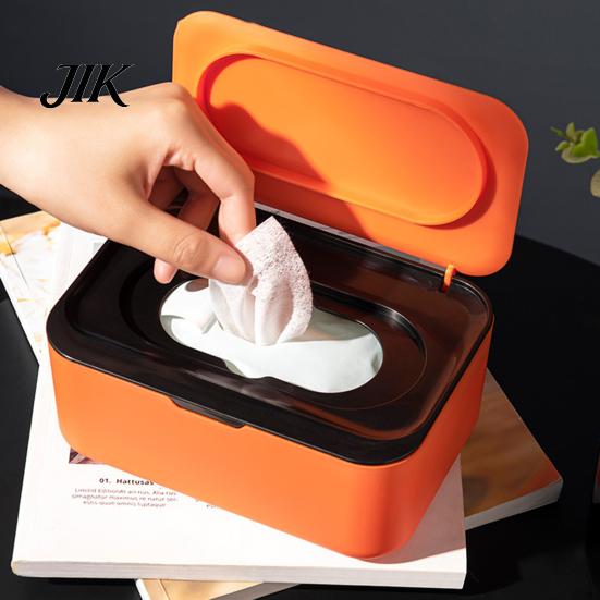 Anti-dust Wet Wipe Box Bathroom Wipes Tissue Dispenser Large Capacity Holder Wide Opening Refillable Toilet Paper Organizer Case