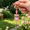 Cartoon Alloy Enamel Kitten Keychain Pendant Charm Accessory Cat Keyring Unique Design Cute Car Women Girls Sweet Key Creative