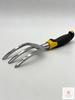 Stainless Steel Garden Hand Fork Tool with Ergonomic Handle for Weeding Digging and Soil Aeration Durable and Rust-Resistant Gardening Tool