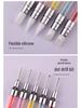 Multi-Color Double-Head Silicone Dotting & Embossing Gel Pen for Nail Art