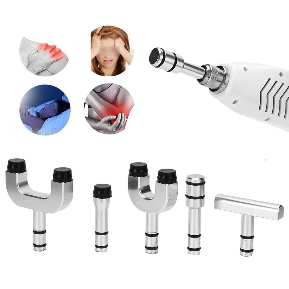 5pcs Bone Correction Massager Working Head Stainless Steel Spine Massage Instrument Adapter