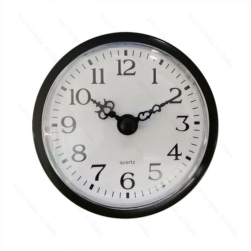 

80mm Clock Movement Quartz Clock Insert Elegant Design black