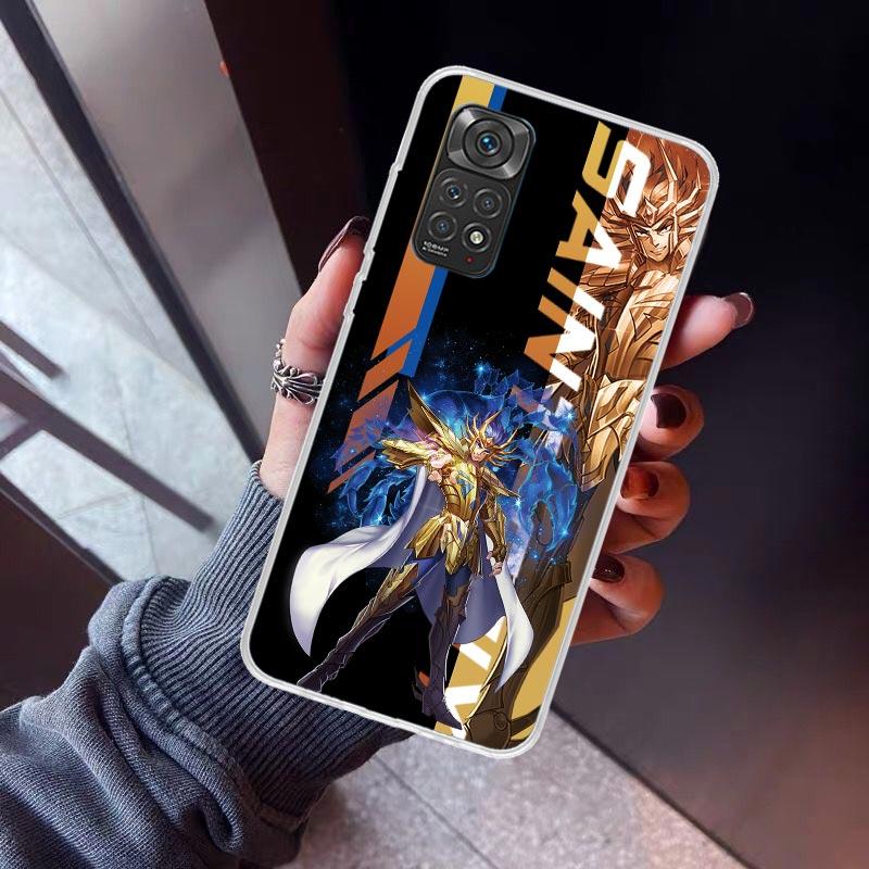 Anime Saint Seiya Phone Case for Xiaomi Redmi Note 15 14 14S 13 12 12S 11 Pro Plus 11E 11T 11S 10S 5G Soft Cover Fundas Redmi No