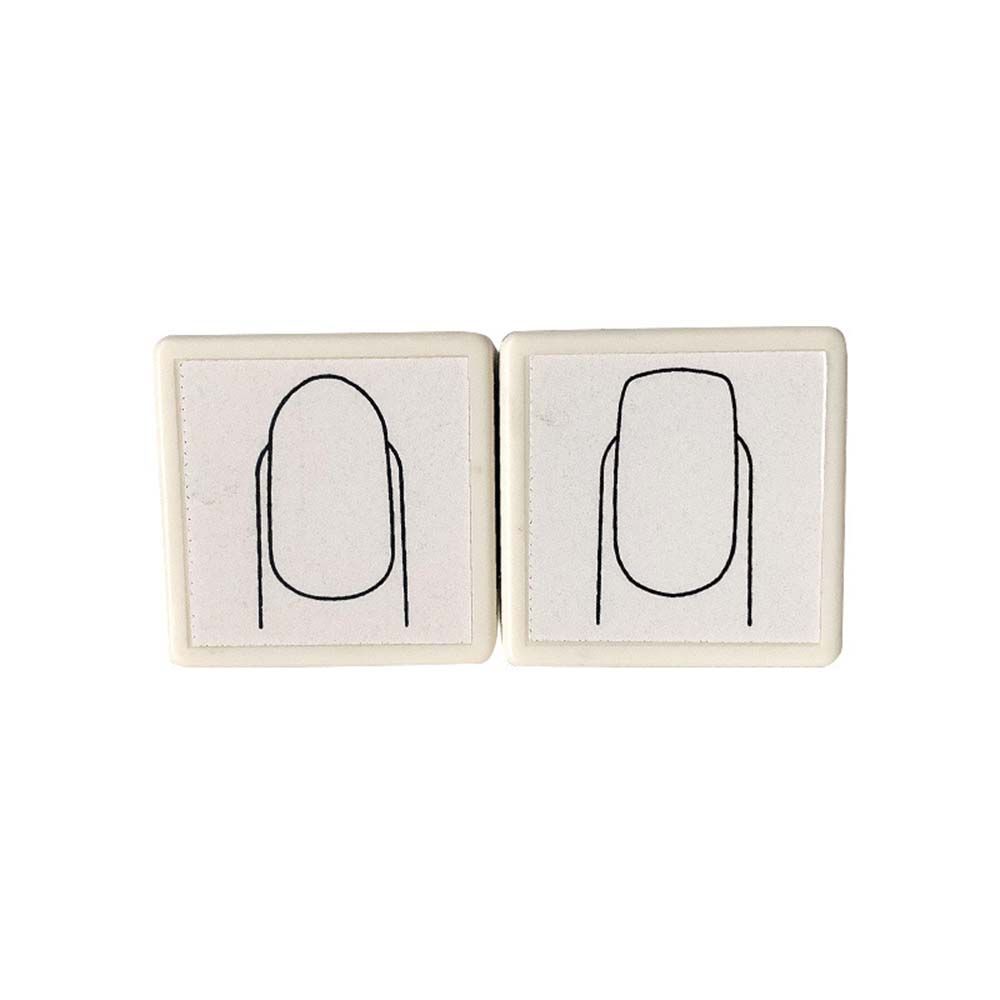 Watercolor Hand-painted Tool Seal Ink Beginners Nail Template Stamp Nail Practice Seal Mold