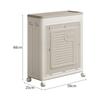 1PCS Home Laundry Storage Box with Rollers Laundry Storage Dirty Laundry Basket Large Capacity Children's Toy Storage Organiser