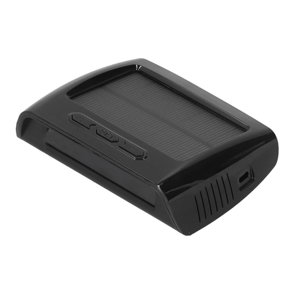Car Tire Pressure Monitoring System Solar USB TPMS Temp Detection LCD Display Center Console Mounted with 4 Sensors