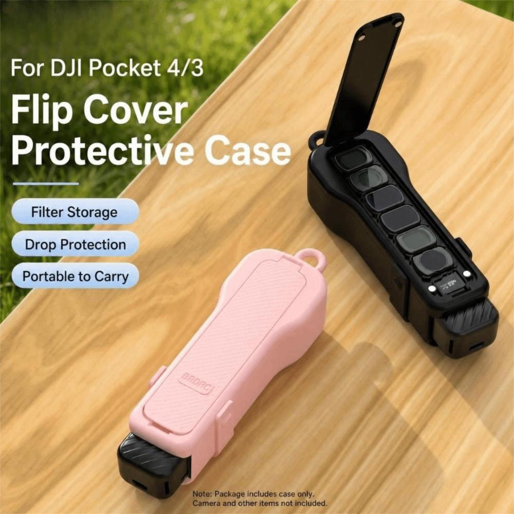 Anti-Scratch Flip Protective Case Protective Shell Lid for DJI Osmo Pocket 4/3 Accessories
