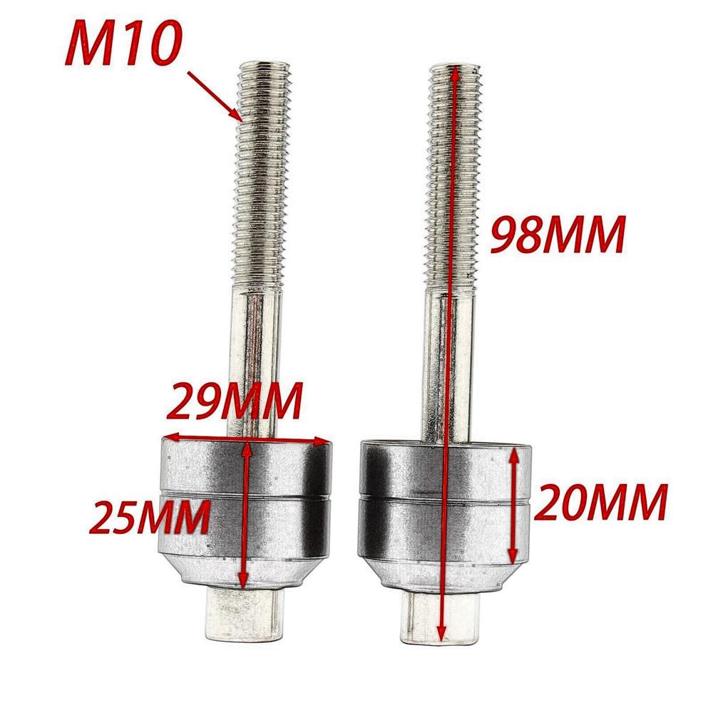 2Pcs Silver Handlebar Risers For BMW F800GS/ADV/ F700GS/ F650GS-TWIN M10x1.25mm