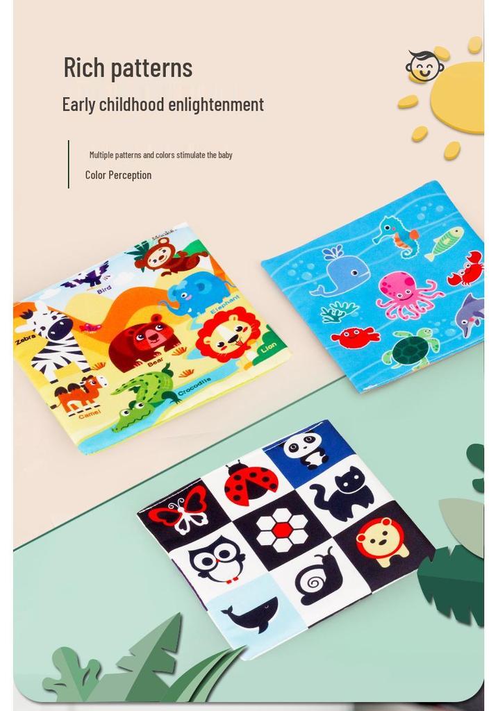Indestructible Baby Tissue Box Toy: Early Learning Pull-Out Tissues for Ages 0-1