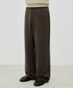 SUARE Minimal Comfort Elastic Waist Pants Brown