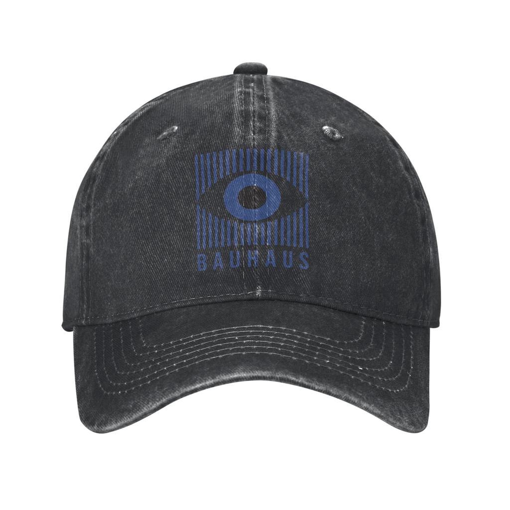 Casquette de Baseball Vintage Lavée Bauhaus Ajustée Rétro Soleil Hip Hop Chapeaux Été Hommes Femmes Extérieur Salle de Sport Casquettes de Baseball