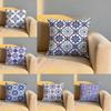 Traditional Blue and White Porcelain Cushion Cover Soft Reversible Durable Pillow Cover for Home Car Daily Comfort