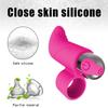 Silicone Rechargeable Bullet Finger Jump Egg Vibrator Female Appliance Masturbator Sex Toy Supplies Vibrator