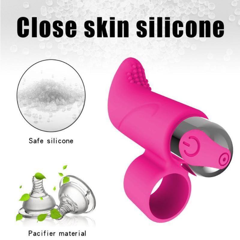 Silicone Rechargeable Bullet Finger Jump Egg Vibrator Female Appliance Masturbator Sex Toy Supplies Vibrator