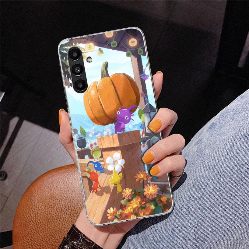 Game P-PikminS 4 Phone Case For Samsung Galaxy A17 A16 A15 A14 A13 A57 A56 A55 A54 A53 A37 A36 A35 A34 A33 A26 A25 A24 A23 Galax
