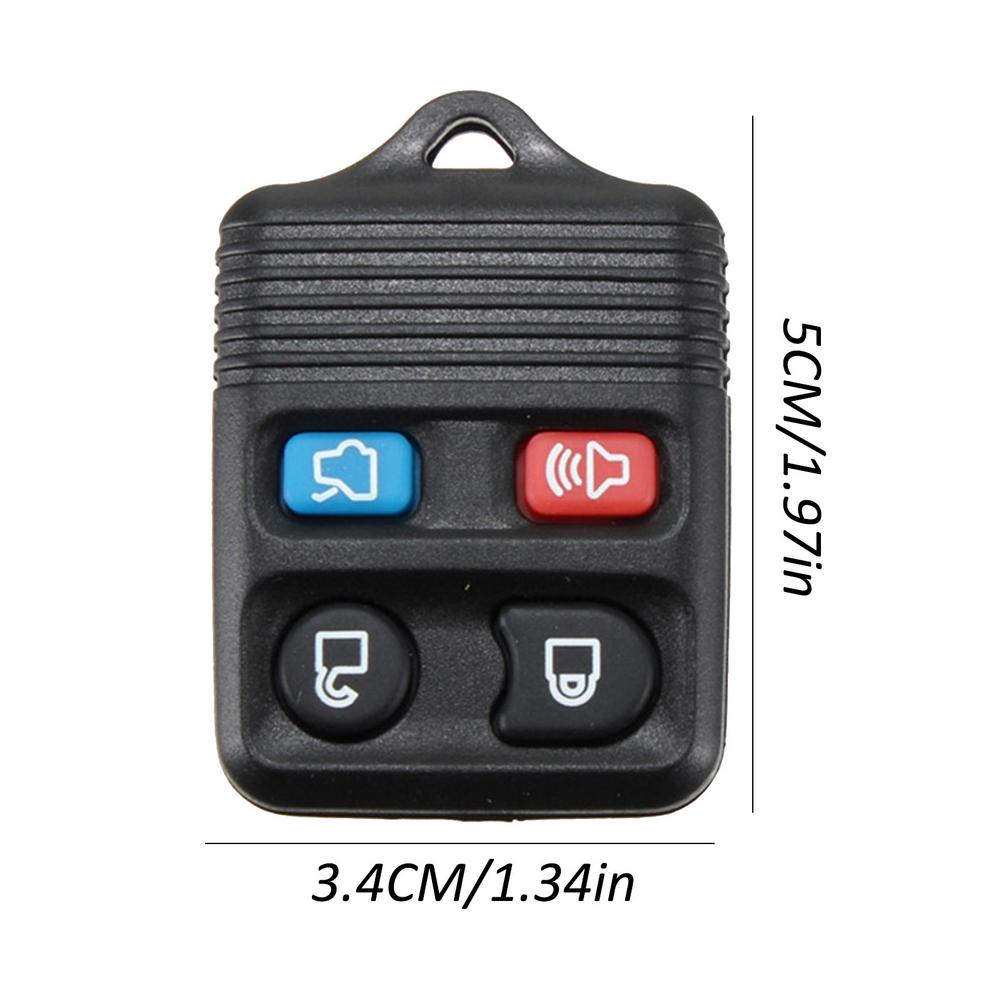 Fernbedienung Schlüsselgehäuse 4-Tasten Schalter Alarm Fernbedienung Schlüsselgehäuse für Ford Lincoln Autotür RC Schlüssel
