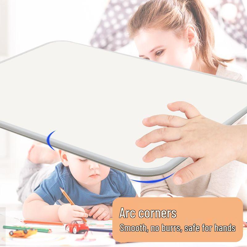 Wall-mounted Mini Double-sided Magnetic Children's Whiteboard - Erasable Writing and Drawing Blackboard