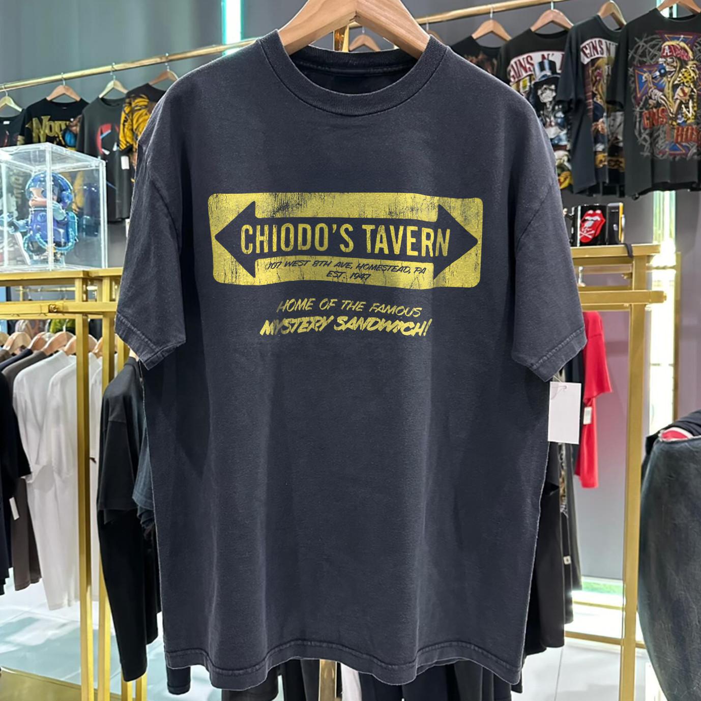 Chiodo S Tavern Aged T-Shirt Black M L