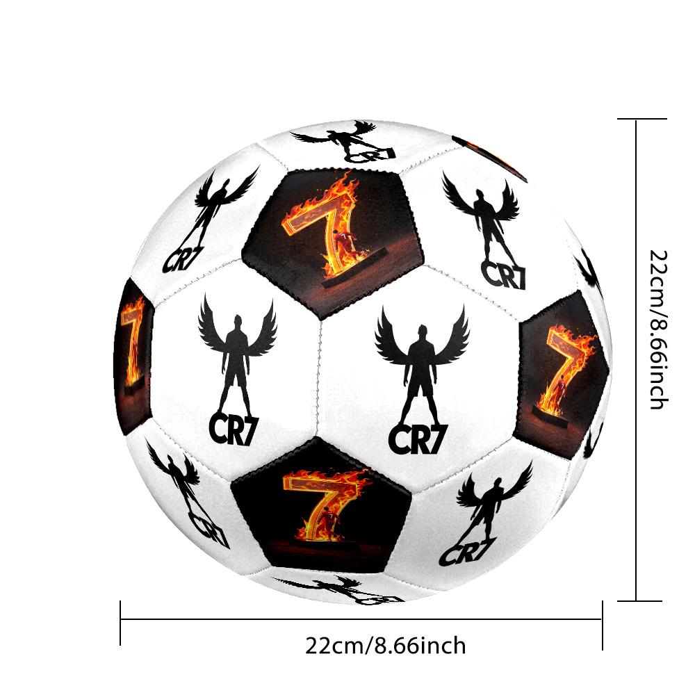 Ronaldo's Breakthrough Goals Size 5 Soccer Football Machine-Stitched Indoor/Outdoor Universal Football Sports Enthusiast Gifts