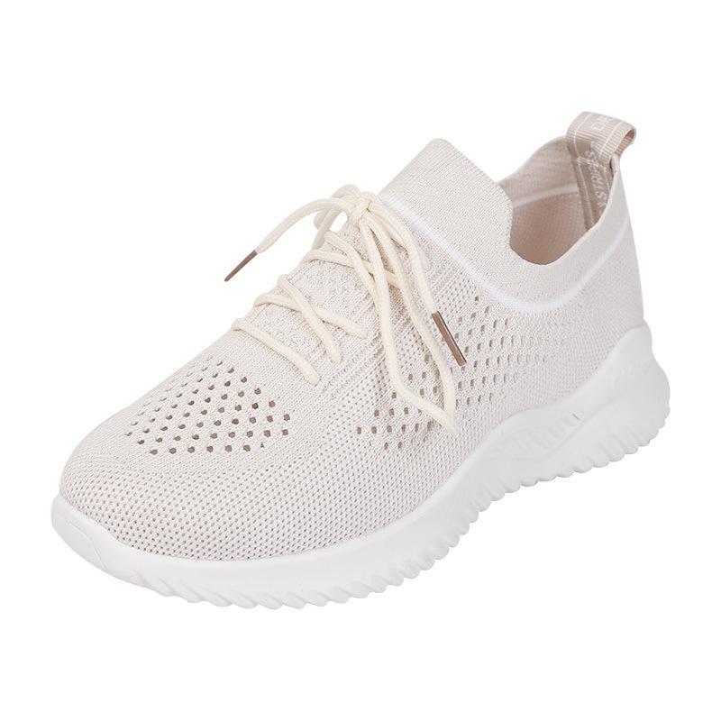 Fashion Breathable Light Running Shoes Women's Sneakers Lace-up Platform Shoes Sports Casual Shoes Women Vulcanized Shoes Tenis Feminino