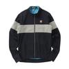 Kapelmuur Cycling Jersey, Long Sleeve, Autumn/Winter, Made in Japan, 10°C-15°C, Thermal Jersey, Two-Tone, Fleece-Lined, Black, Size XS