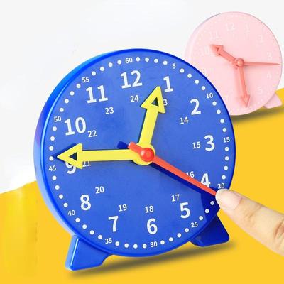 Hour Minute Second Cognition Children Clock Educational Toys Colorful Clocks Toys Kids Early Preschool Teaching Aids
