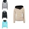 Stylish Women's Hooded Pullover Coat Tops Perfect For Autumn And Winter Seasons