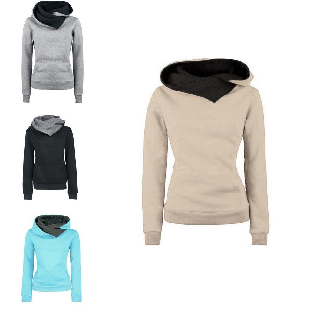Stylish Women's Hooded Pullover Coat Tops Perfect For Autumn And Winter Seasons