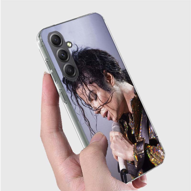 Michael Jackson Legendary Singer Phone Case for Samsung A16 A26 A36 A56 A17 A37 A57 A07 A06 A02S A03 A04S A05S Galaxy Note 20 10