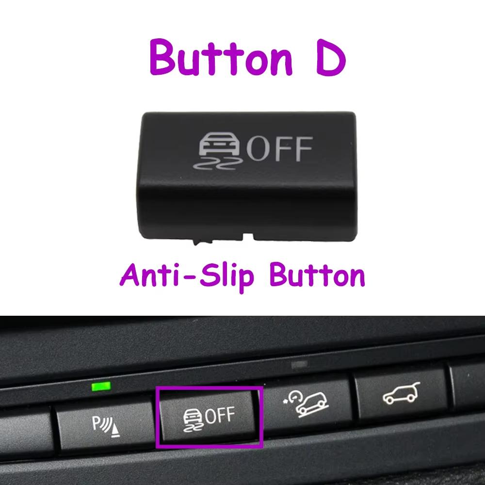 LHD RHD Car Radar Sensor Dashboard Tailgate Rear Trunk Switch Button Cover Cap Replacement For BMW X5 X6 E70 E71 E72 2008-2014