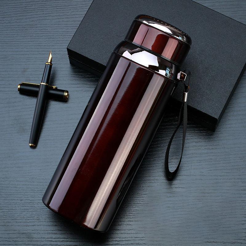 1000/800/600ml Thermos Cup Vacuum Flask 316 Stainless Steel Large Capacity Tea Cup Thermos Water Bottles Thermoses DIY Lettering