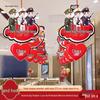 National Day Party Decorations: Hanging Banner with Balloons for Jewelry Store or Mall