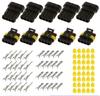 30 Set 1/2/3/4/5/6 Pin Way Car Off-Road Sealed Electrical Wire Connector Plug