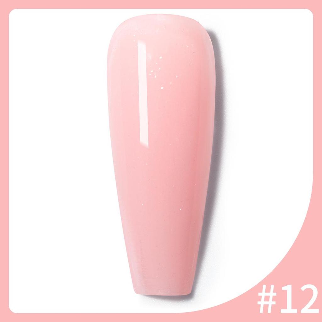 Nail Extension Gel Set: 24 Fine Glitter Colors for Phototherapy & Crystal Nails