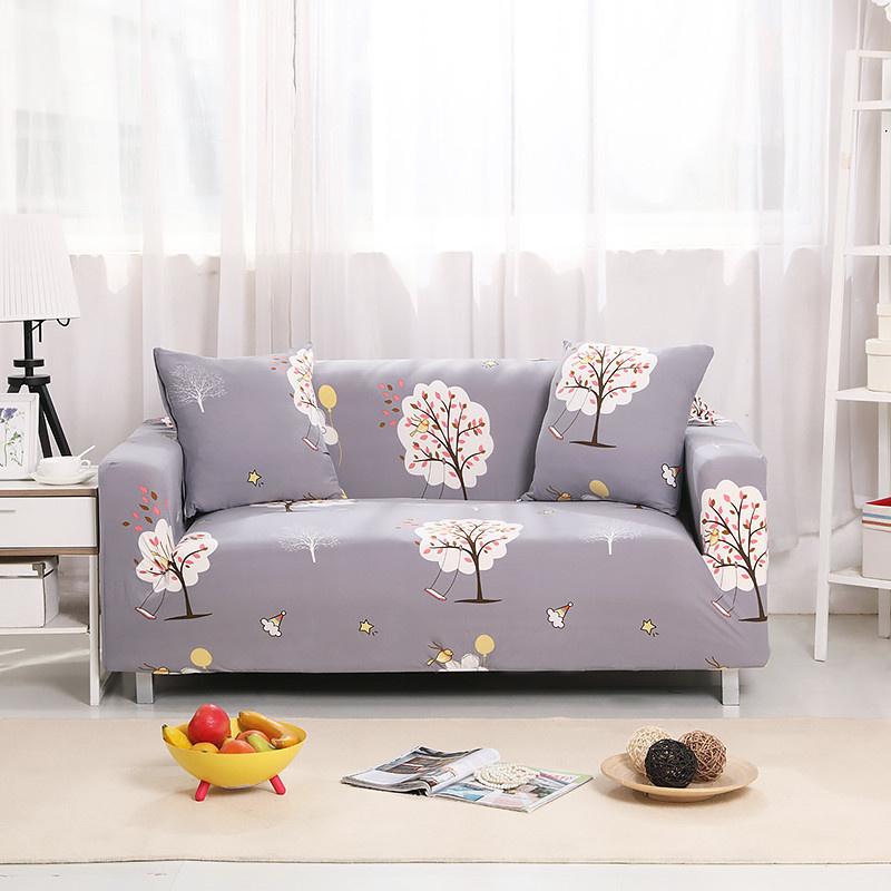 Printed Stretch Sofa Slipcovers Elastic Sofa Covers for Living Room Funda Sofa Chair Couch Cover Home Decor 1/2/3/4-seater
